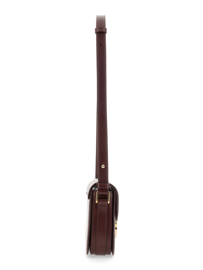 A.P.C. Grace Mini Shoulder Bag VINO GAE Leather Red W17.5cm H14