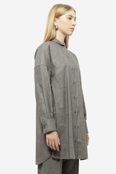 Shop Aspesi Shirt In Grey