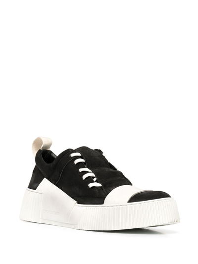 Black & Off-white Suede Bamba 2.1 Sneakers In White Sole Black