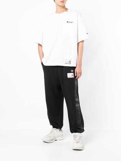 Shop Miharayasuhiro Maison Mihara Yasuhiro Men Track Sweatpants In Black