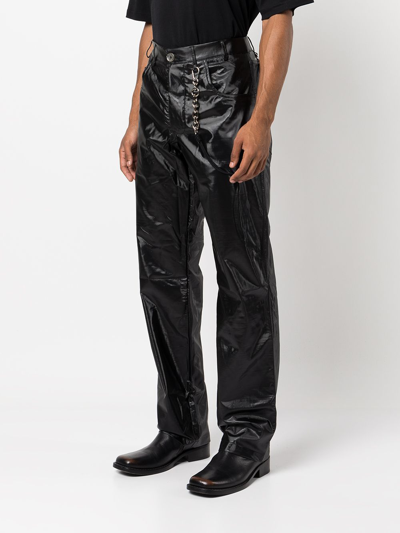 Shop Song For The Mute Men Long Work Pants In Black