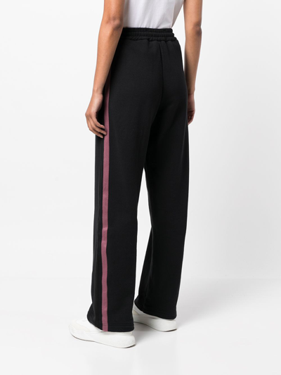 Shop Song For The Mute Women Side Tape Track Pants In Black