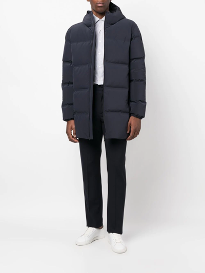 Herno Men's New Impact Parka In Blue