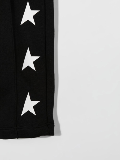 Shop Golden Goose Star-print Track Pants In Black
