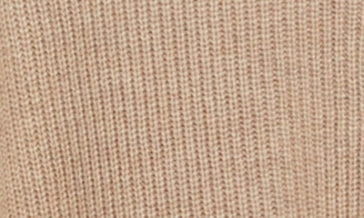 Bruno Magli Cashmere Blend Zip Front Knit Cape In Camel