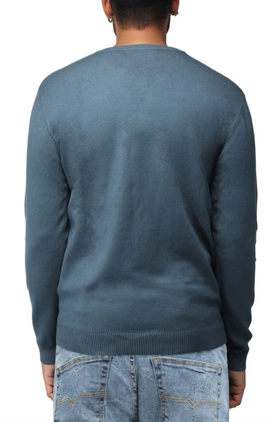 X-ray V-neck Rib Knit Sweater In Teal