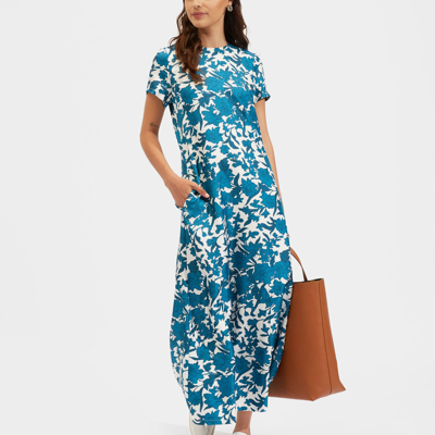 Shop La Doublej Swing Dress In Lilium Blu