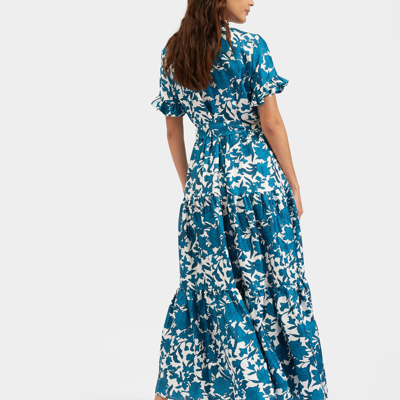 Shop La Doublej Long And Sassy Dress In Lilium Blu