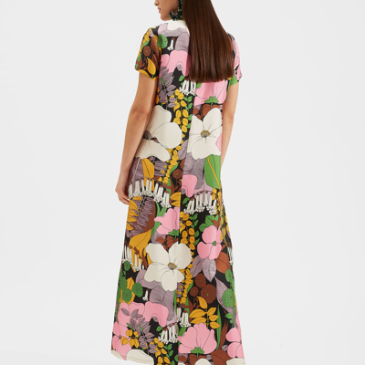 La Doublej Swing Dress In Big Flower