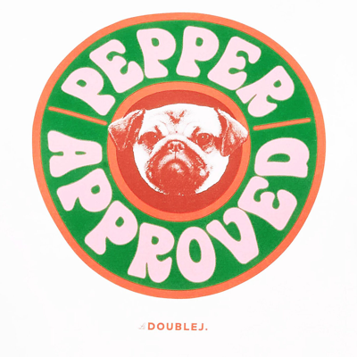 Shop La Doublej Slogan T-shirt In Pepper Approved