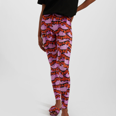 Shop La Doublej Leggings In Liberace Ciclamino