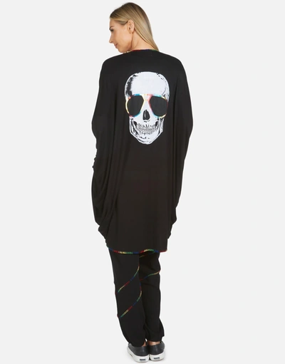 Lauren Moshi Abra Cool Skull In Black