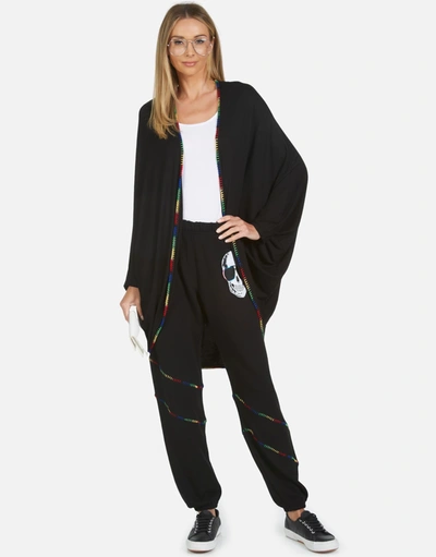 Lauren Moshi Abra Cool Skull In Black