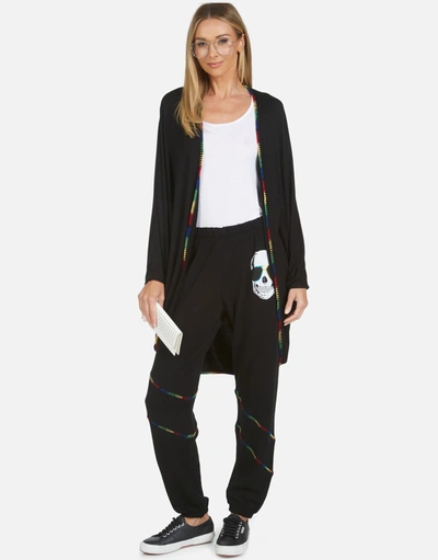 Lauren Moshi Abra Cool Skull In Black