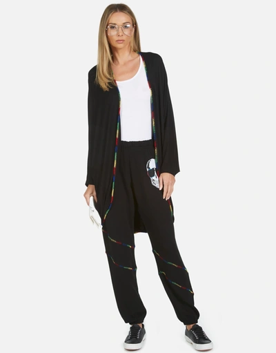 Lauren Moshi Abra Cool Skull In Black