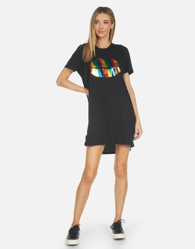 Lauren Moshi Adar Rainbow Foil Lightning Lip In Black