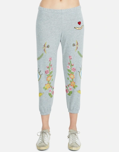 Lauren Moshi Alana Floral Eye Love In Heather Grey