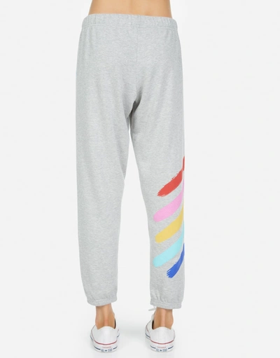 Lauren Moshi Alana Painted Evil Eye In Heather Grey