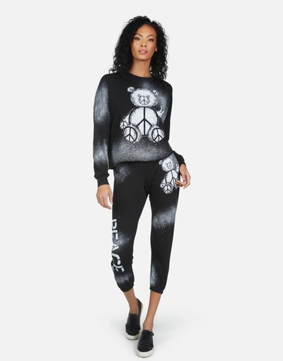 Lauren Moshi Alana Peace Teddy In Black