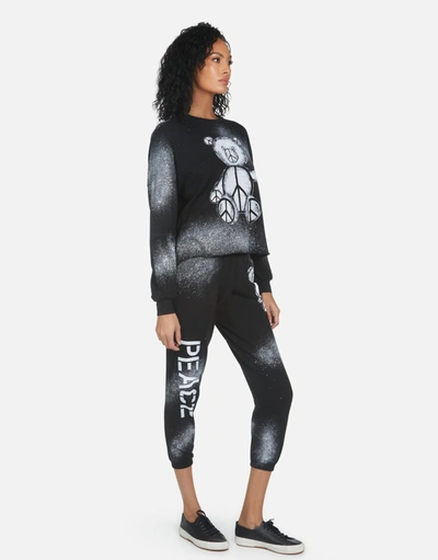 Lauren Moshi Alana Peace Teddy In Black