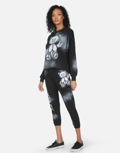 Lauren Moshi Alana Peace Teddy In Black