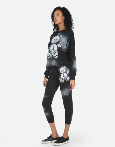 Lauren Moshi Alana Peace Teddy In Black