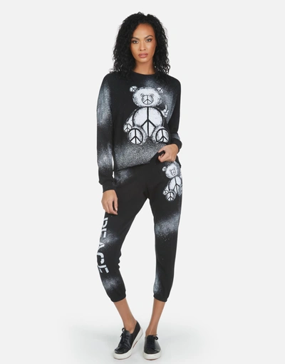 Lauren Moshi Alana Peace Teddy In Black