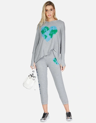 Lauren Moshi Alana World Love In Heather Grey