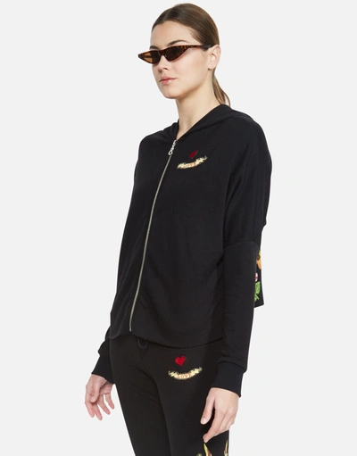 Lauren Moshi Amina Floral Eye Love In Black