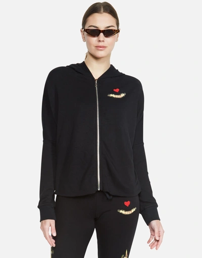 Lauren Moshi Amina Floral Eye Love In Black