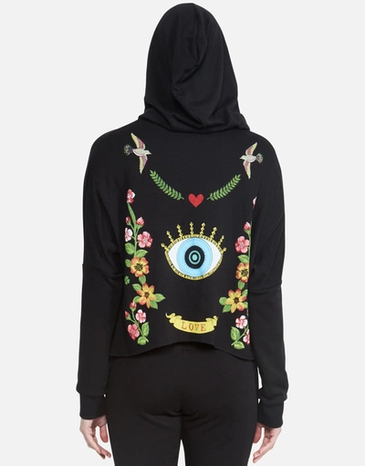 Lauren Moshi Amina Floral Eye Love In Black