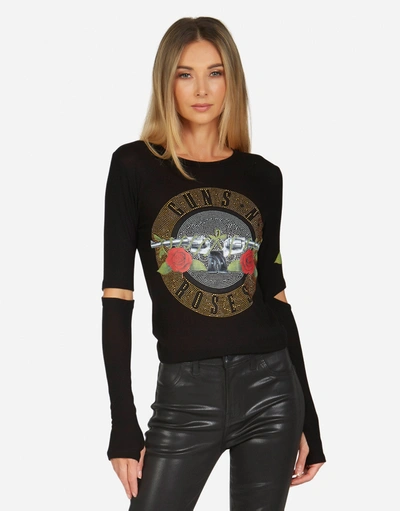 Lauren Moshi X Guns N' Roses Amora Guns N' Roses In Black