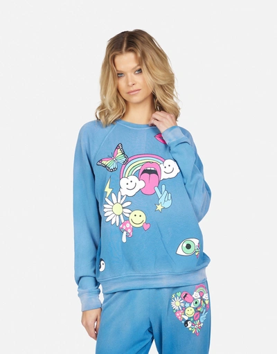 Lauren Moshi Anela Elements Heart In Faded Riptide