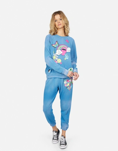 Lauren Moshi Anela Elements Heart In Faded Riptide