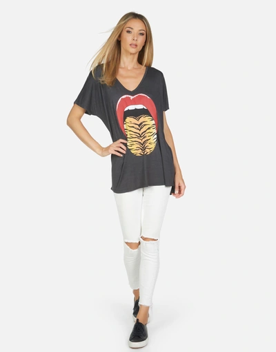 Lauren Moshi April Tiger Tongue In Onyx