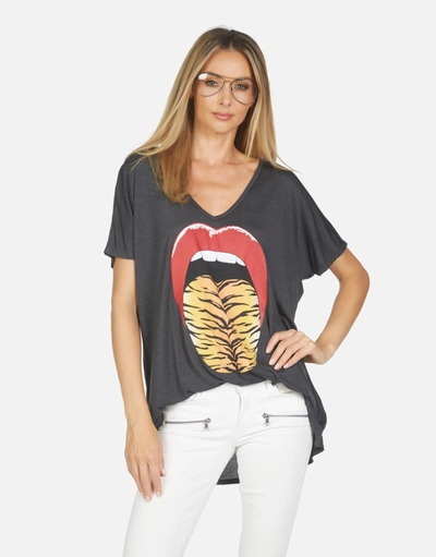 Lauren Moshi April Tiger Tongue In Onyx