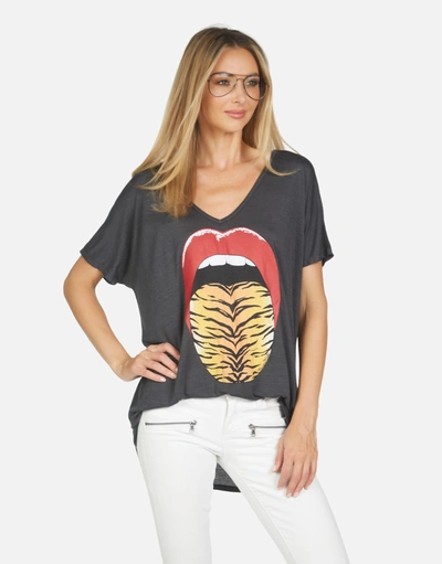 Lauren Moshi April Tiger Tongue In Onyx
