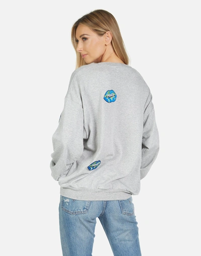 Lauren Moshi Babbs World Peace Lips In Heather Grey