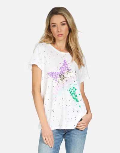 Lauren Moshi Bess Star Confetti In Milk