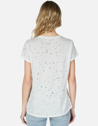 Lauren Moshi Bess Striped Bull In Milk