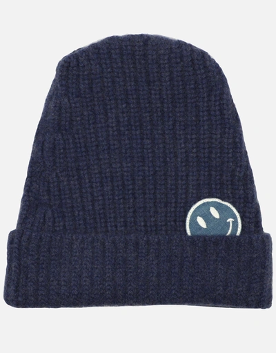 Lauren Moshi Blix Denim Happyface In Navy