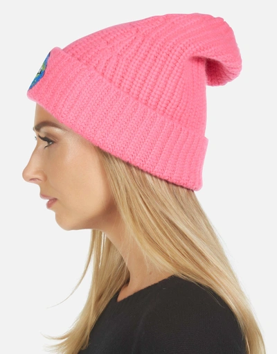 Lauren Moshi Blix World Peace Lips In Neon Pink