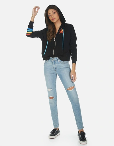 Lauren Moshi Bonita Rainbow Lighting Eye In Black/ Teal