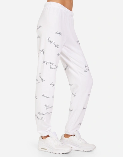 Lauren Moshi Brynn Happy Thoughts In White