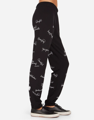 Lauren Moshi Brynn Happy Thoughts In Black