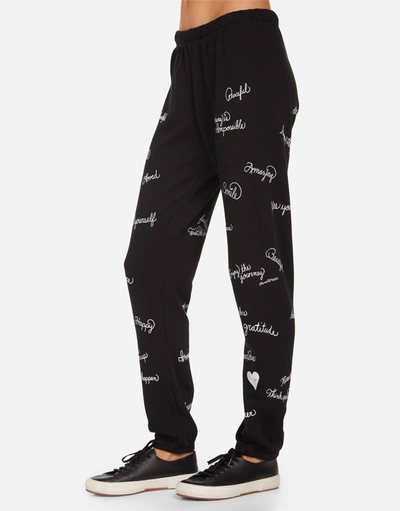 Lauren Moshi Brynn Happy Thoughts In Black