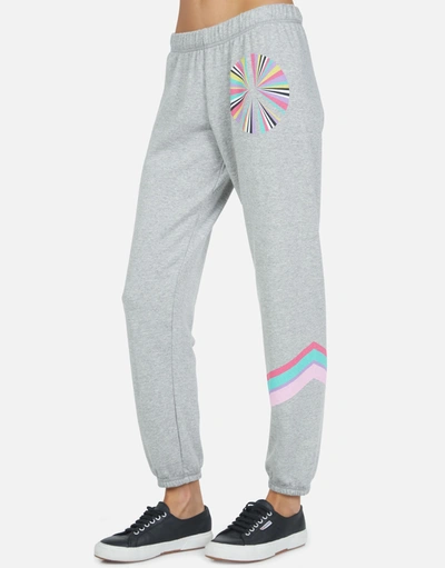 Lauren Moshi Brynn Rainbow Ray Peace In Heather Grey