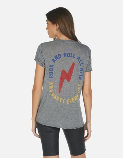 Lauren Moshi Capri Kiss Lip In Heather Grey