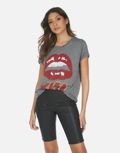 Lauren Moshi Capri Kiss Lip In Heather Grey