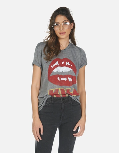 Lauren Moshi Capri Kiss Lip In Heather Grey